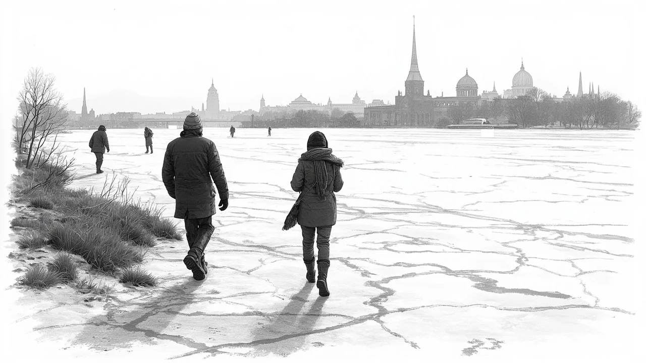 Copenhagen Residents Warned Against Walking on Thin Ice