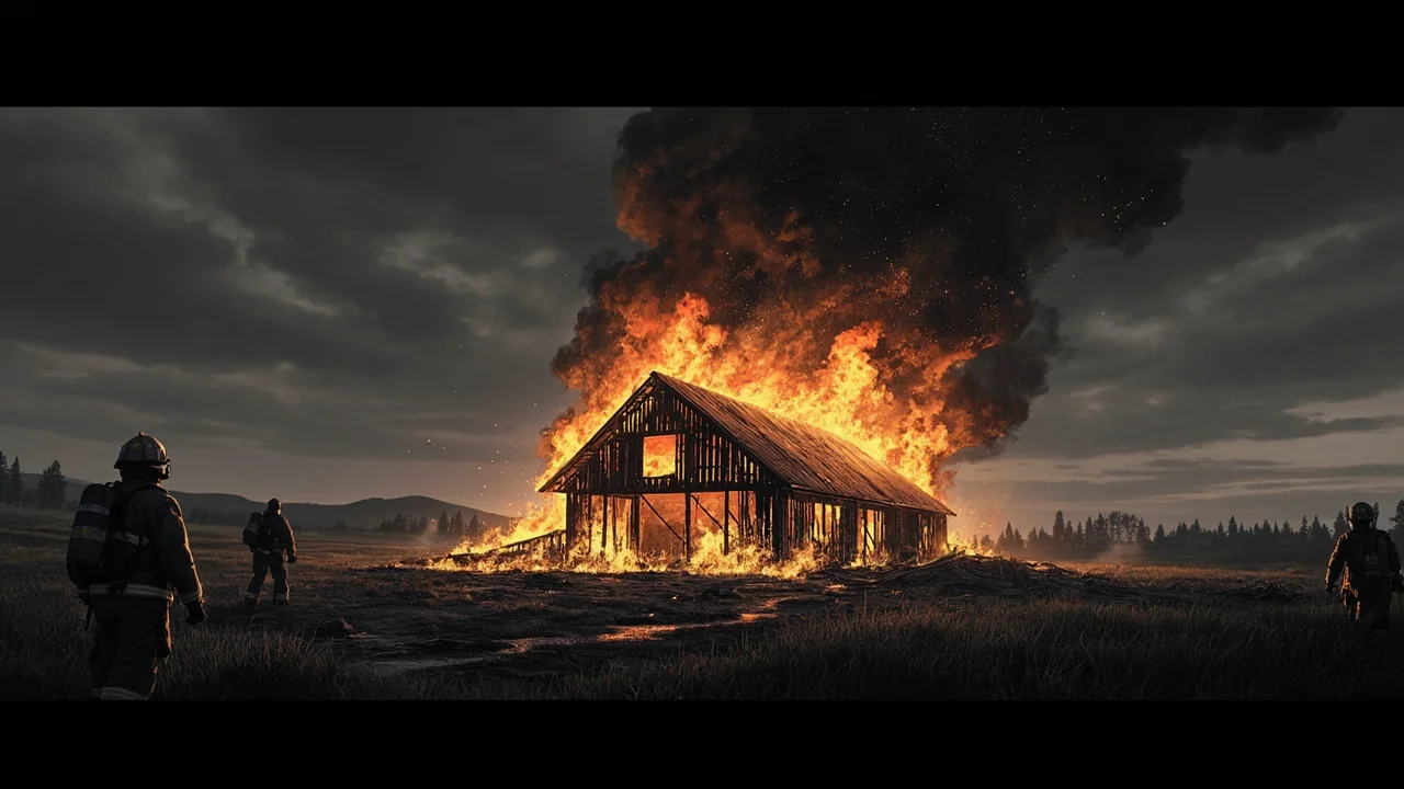 Denmark Farm Fire: 300 Sq M Building Destroyed Overnight