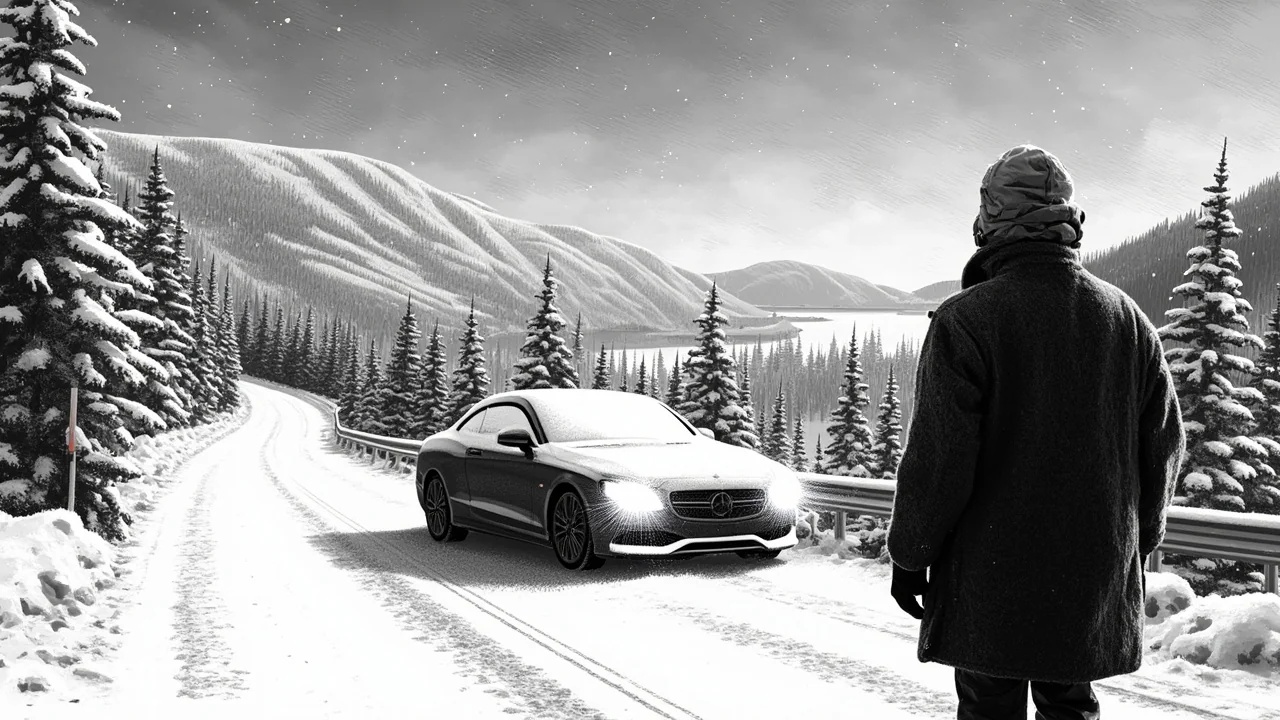 Norway's Winter Driving Hazard: Snow-Covered Lights Risk 4000 NOK Fine