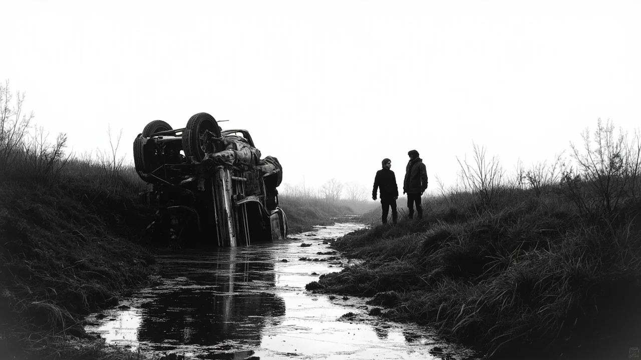 Finland: 2 Unhurt in Jyväskylä Ditch Crash