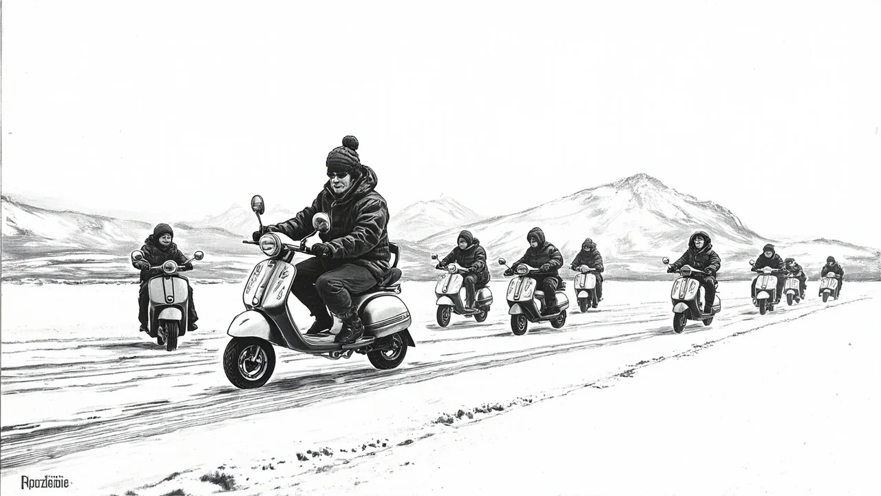 Norway's Winter Scooter Clash: Piggdekk Demand Sparks Safety Debate