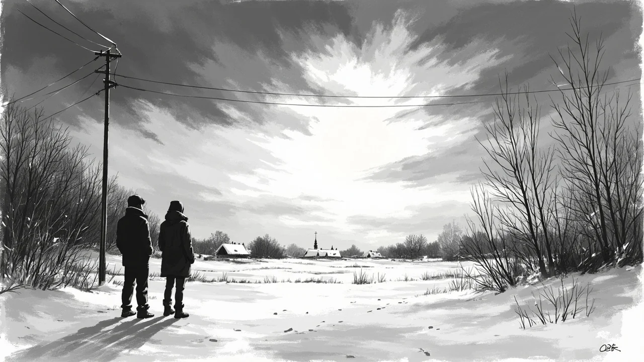 Denmark's January Sun Gives Way to Snow and Frost