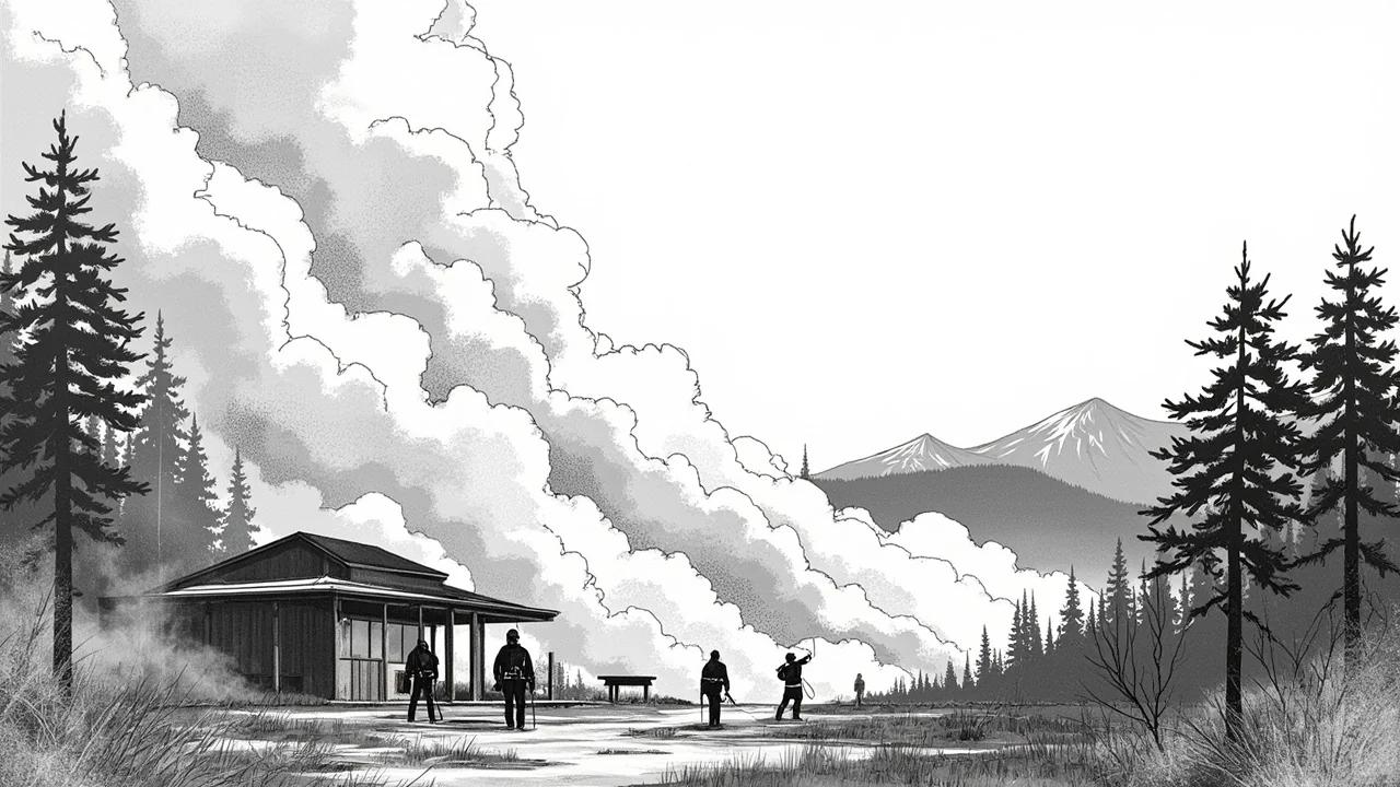 Finland Fire Unusual Extinguishing 2024