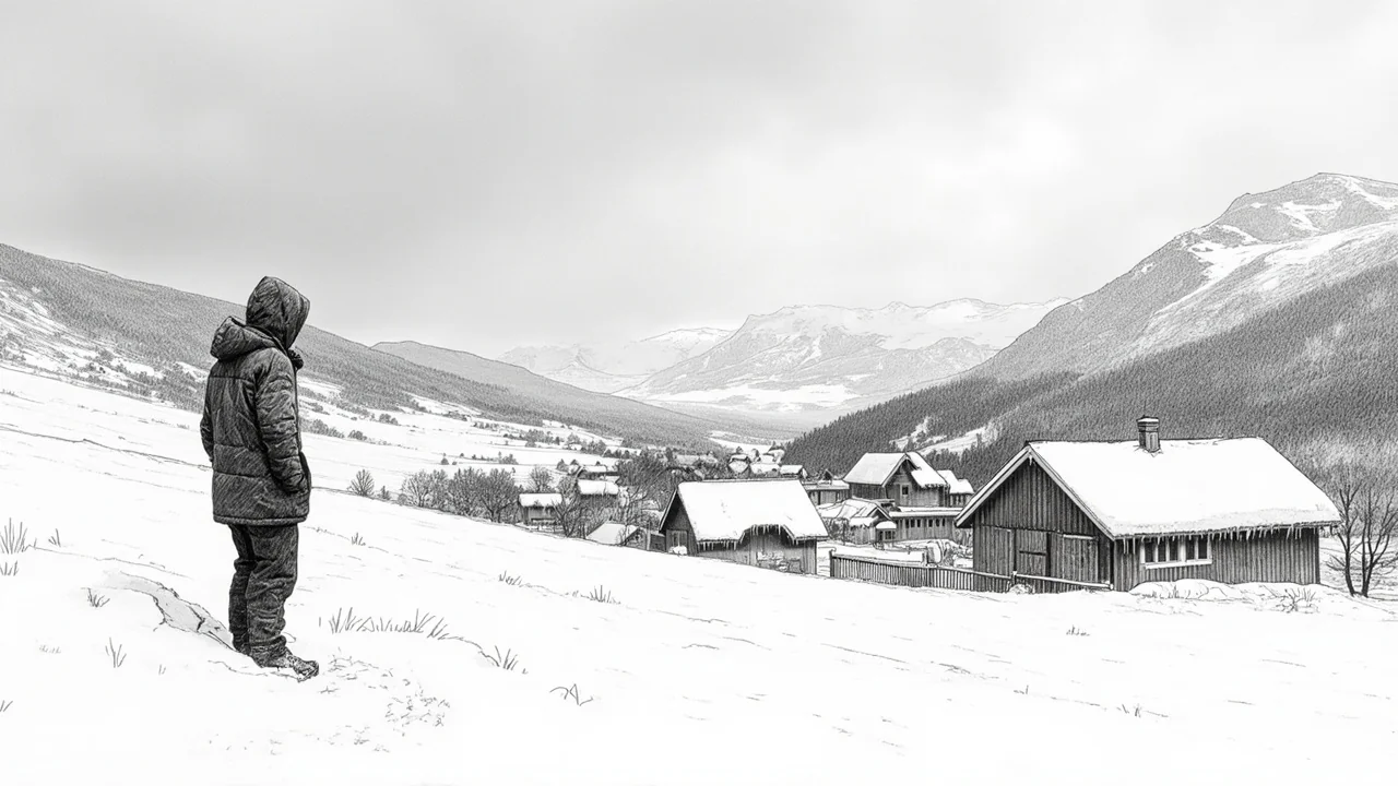 Norway Cold Snap: Folldal Hits -34 Degrees