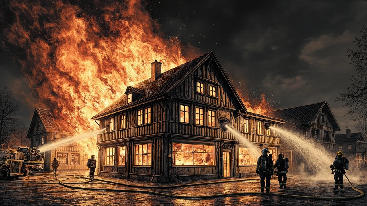 Finland Fire Probe: Former Bar Burns in Lappeenranta