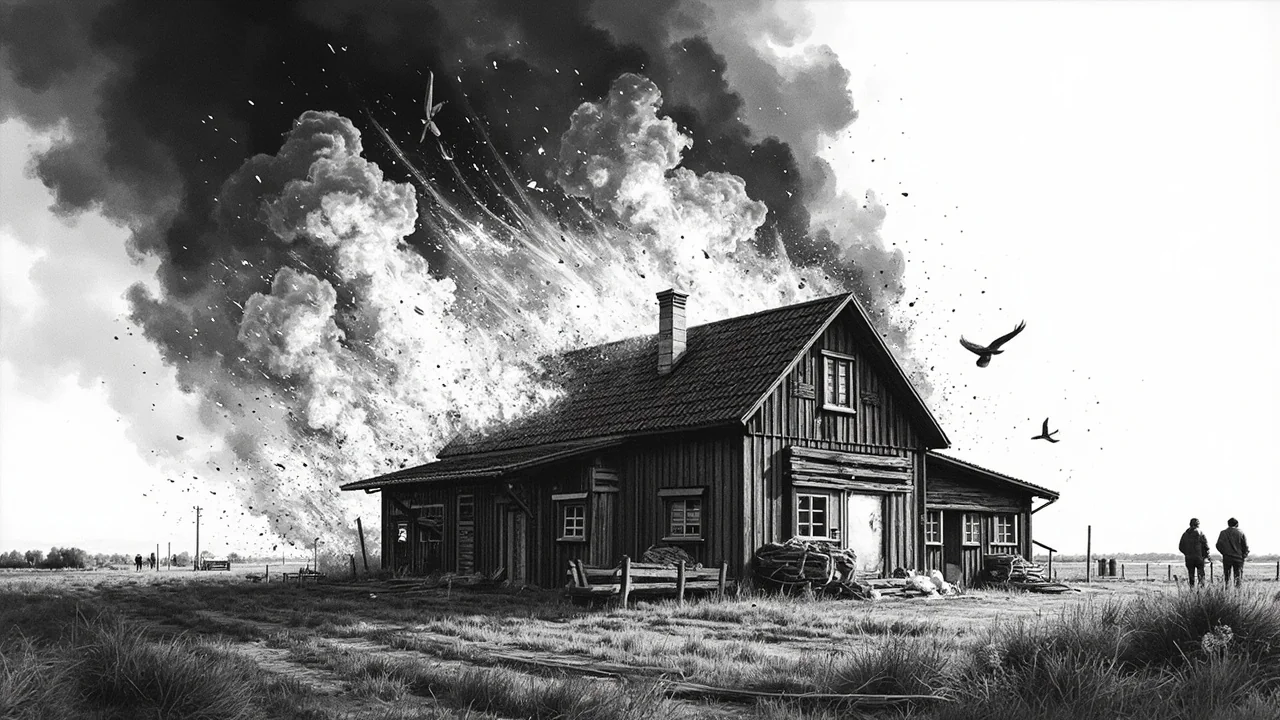 Fire Breaks Out on Danish Farm Property as TV Midtvest Reports Blaze