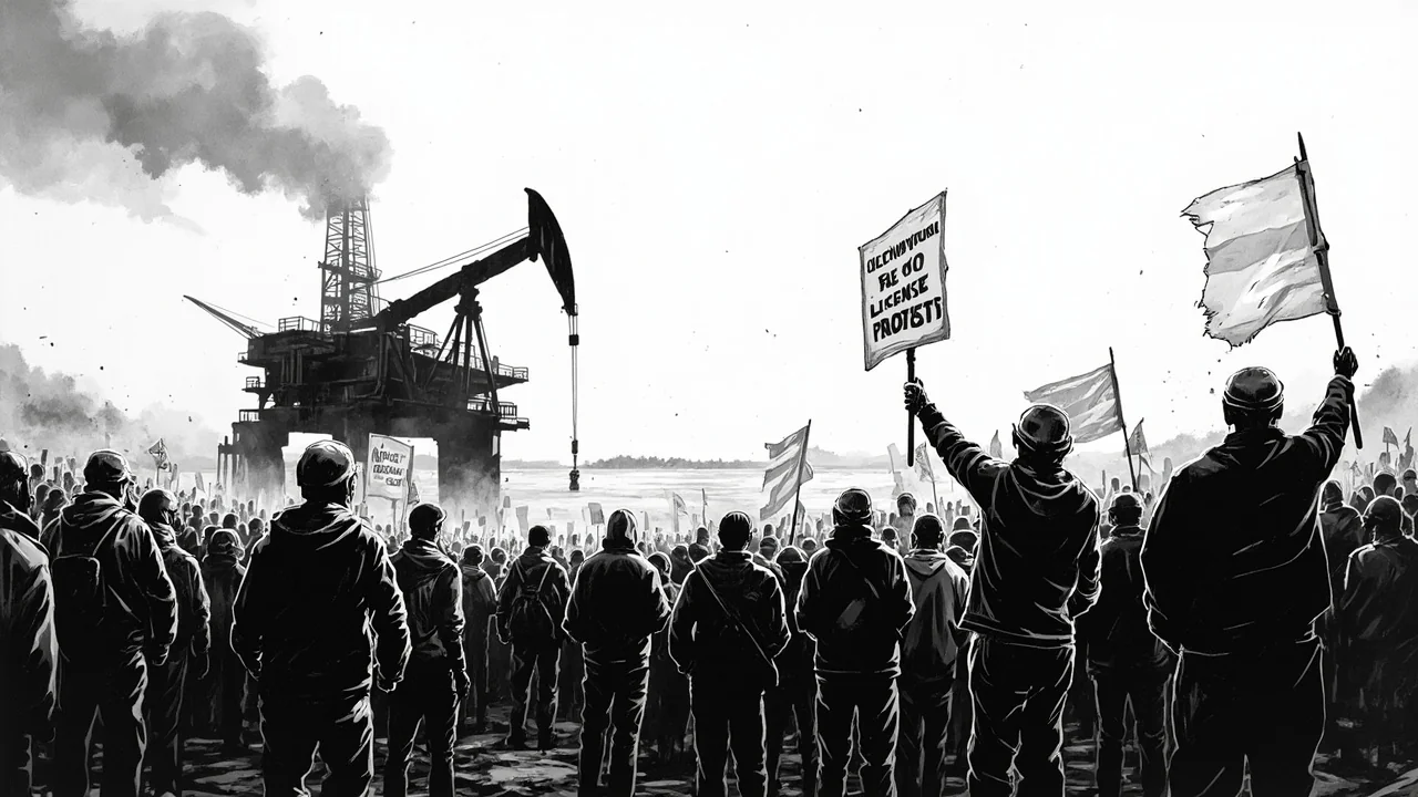 Norway Oil License Protests: Sandefjord Showdown