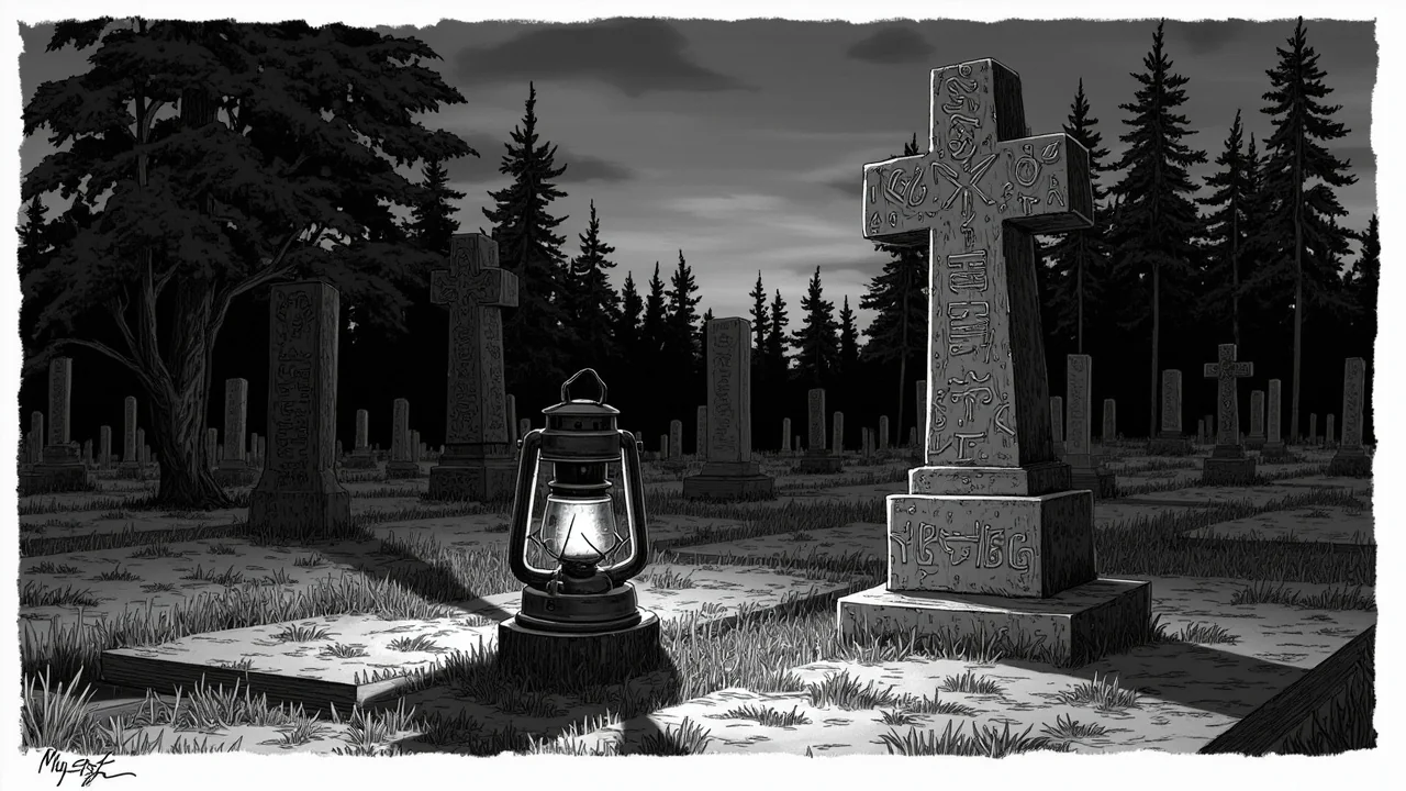 Finland Graveyard Theft Shocks: 1 Lantern Stolen