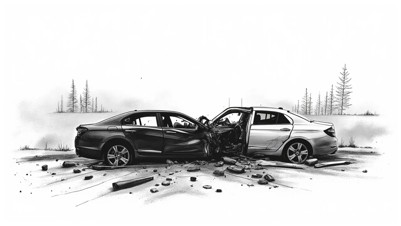 Finnish Road Collision: No Injuries, 2 Cars Wrecked