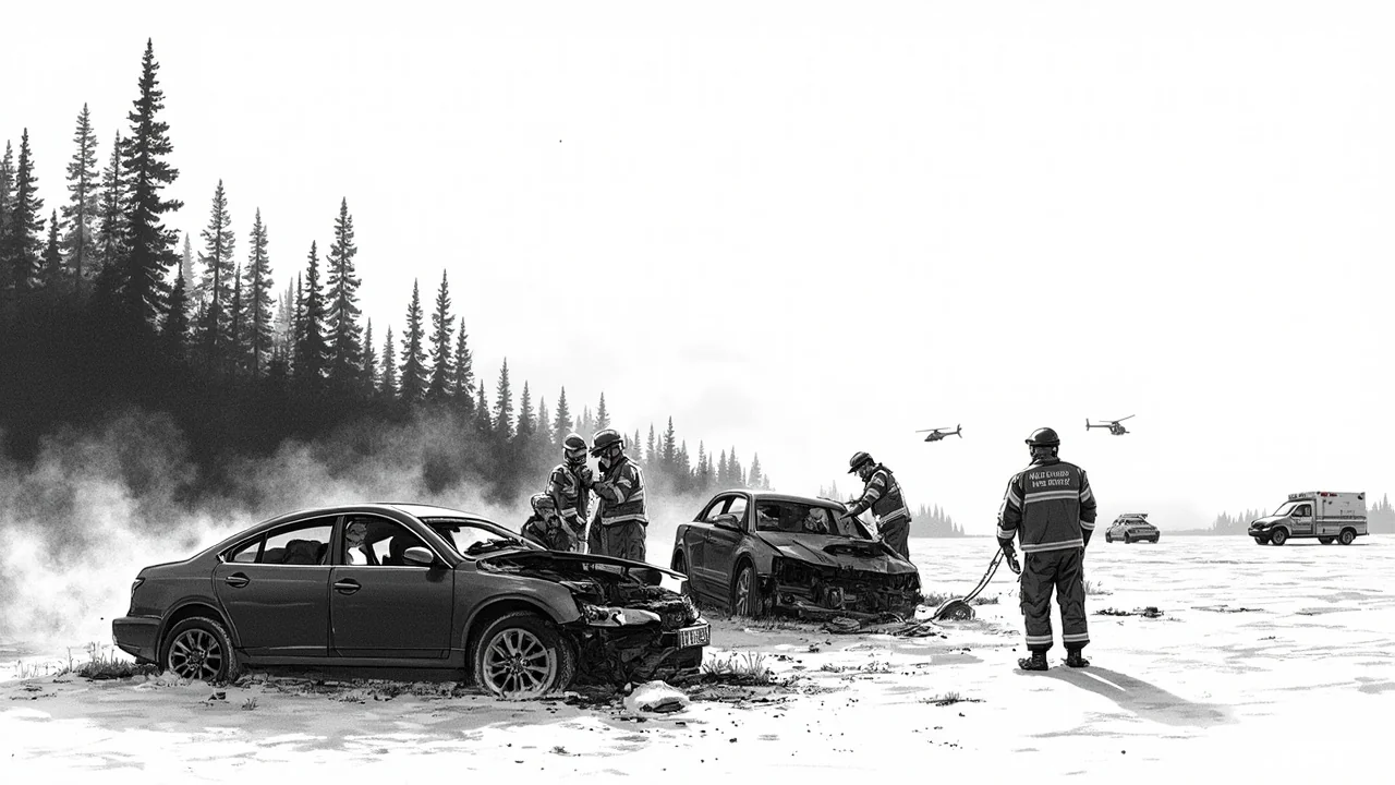 Serious Head-On Crash in Lapland Leaves Multiple Injured