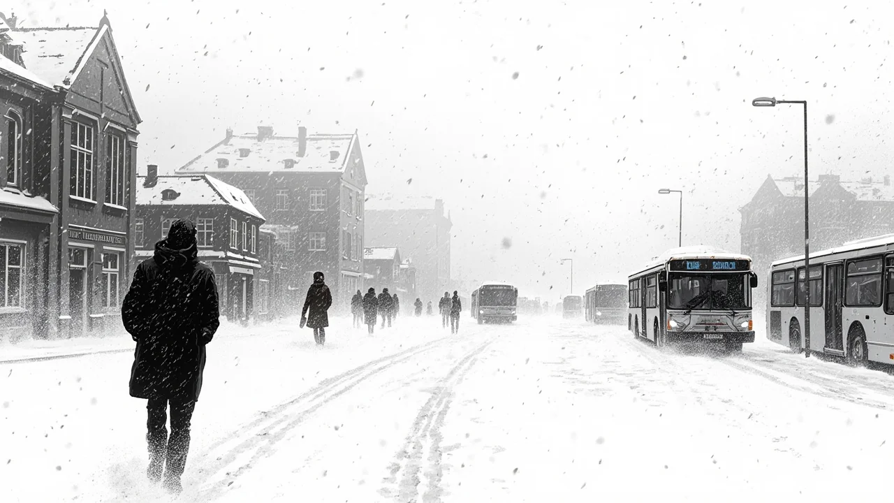 Sweden's Snow Chaos: 90% Buses Running But City Paralyzed