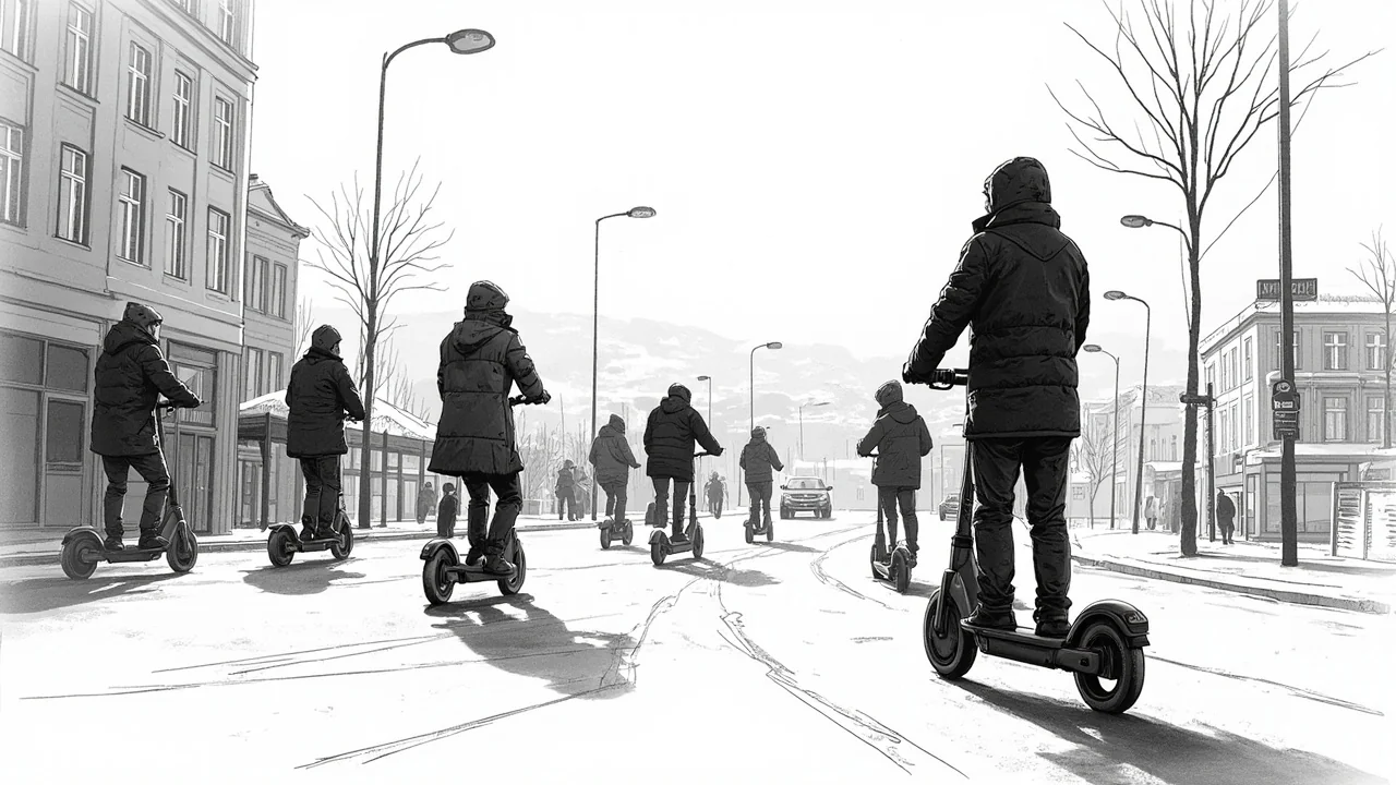 Oslo Rejects E-Scooter Winter Tire Mandate