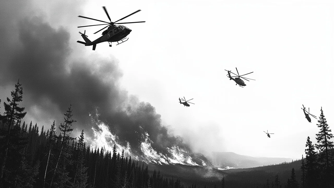 Norway Oksvoll Fire: 2 Helicopters Deployed for Blaze