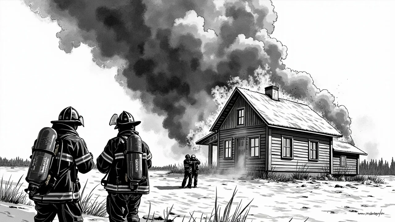 Finland House Fire: 1 Injured in Mänttä-Vilppula Blaze