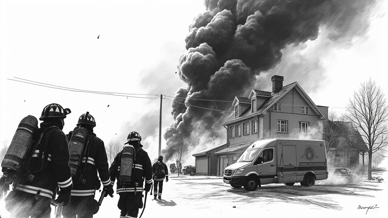 Ringsted Fire Sends 3 to Hospital with Smoke Poisoning