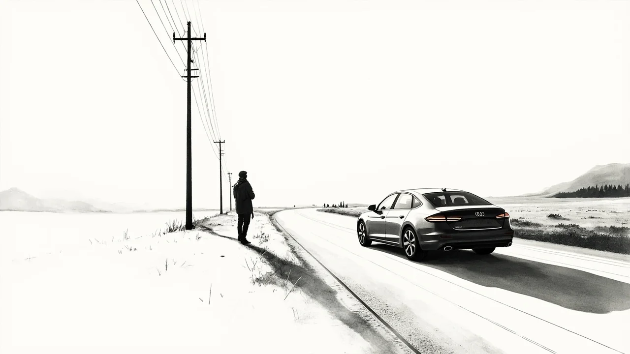 Finland Road Safety: 1 Car, 1 Pole, 0 Injuries