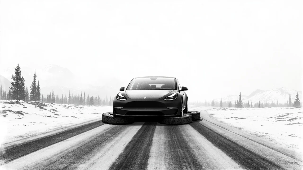 Norway Halts 1 Tesla Trailer With 8 Summer Tires