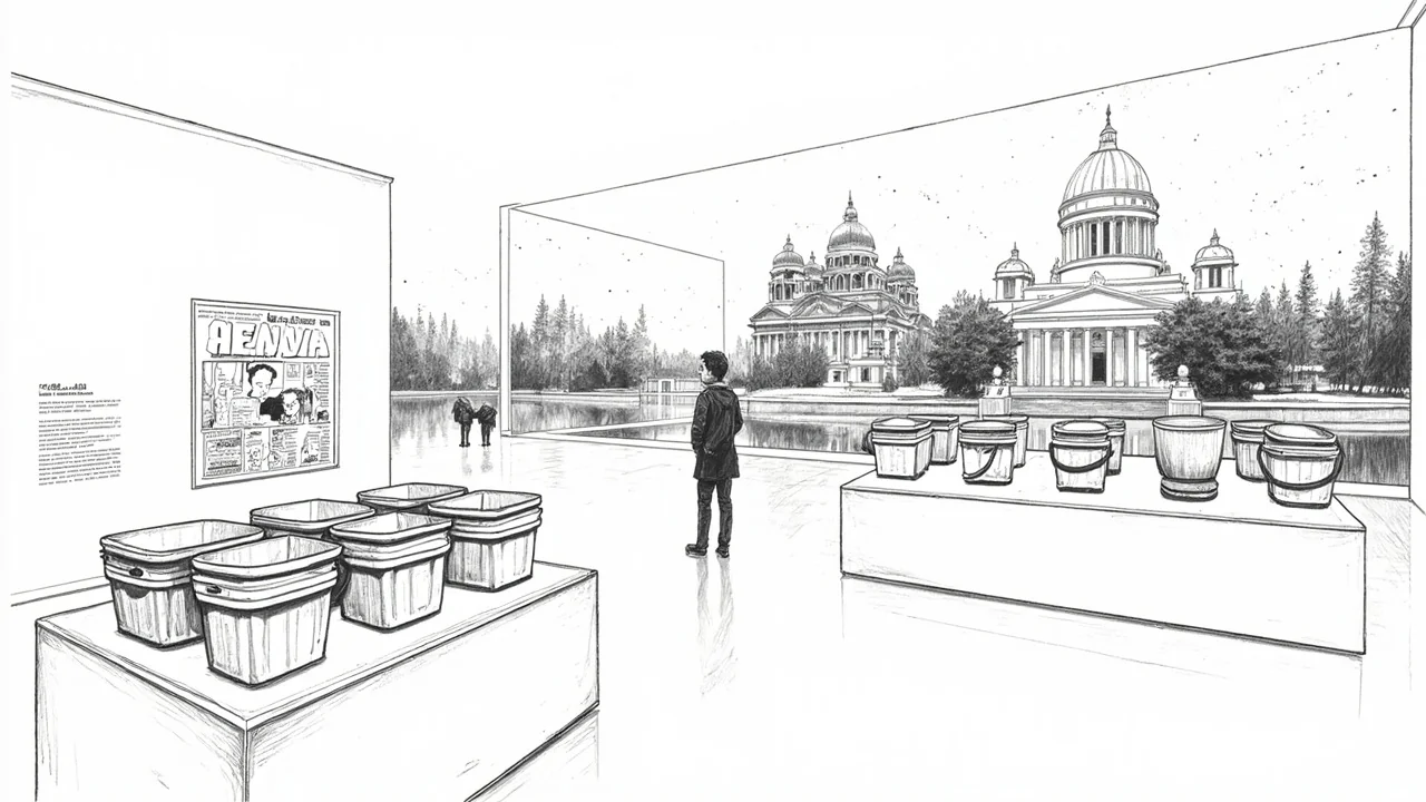 Finnish Retailer Tokmanni Builds Bucket Museum as Aku Ankka Comic Changes Name