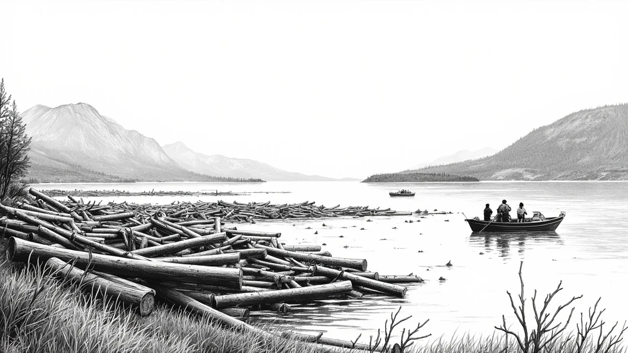 Norway's Osterfjorden: 40 Cubic Meters of Timber Spilled