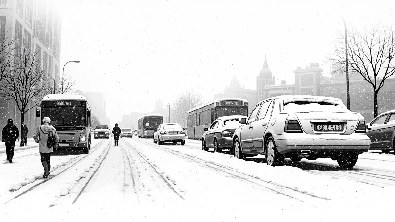 Norway's Sudden Snowfall: 20cm Hits Oslo, Traffic Chaos
