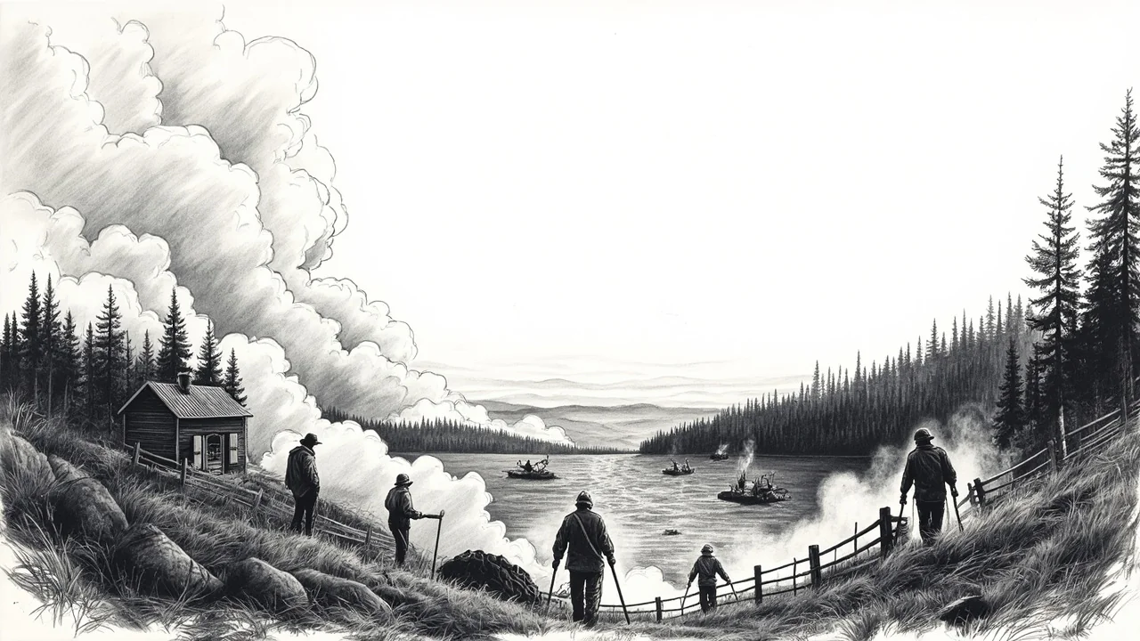 Norway Wildfire Forces 4 Evacuations Near Bjugnfjorden