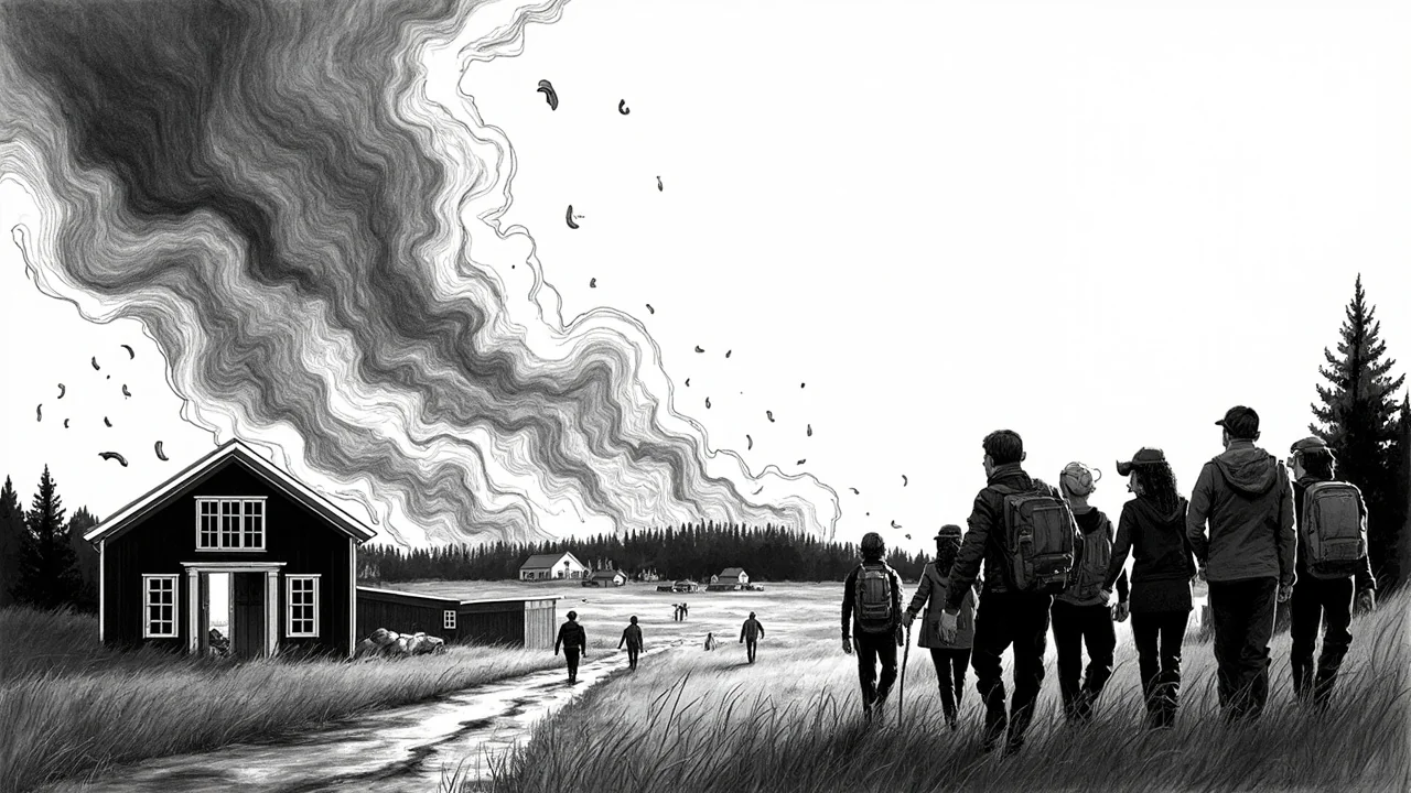 Norway Oksvoll Wildfire Forces Farm Evacuation