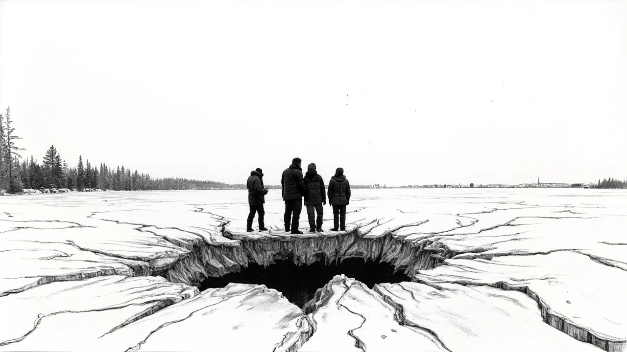 Four People Plunge Through Ice in Hanko Harbor