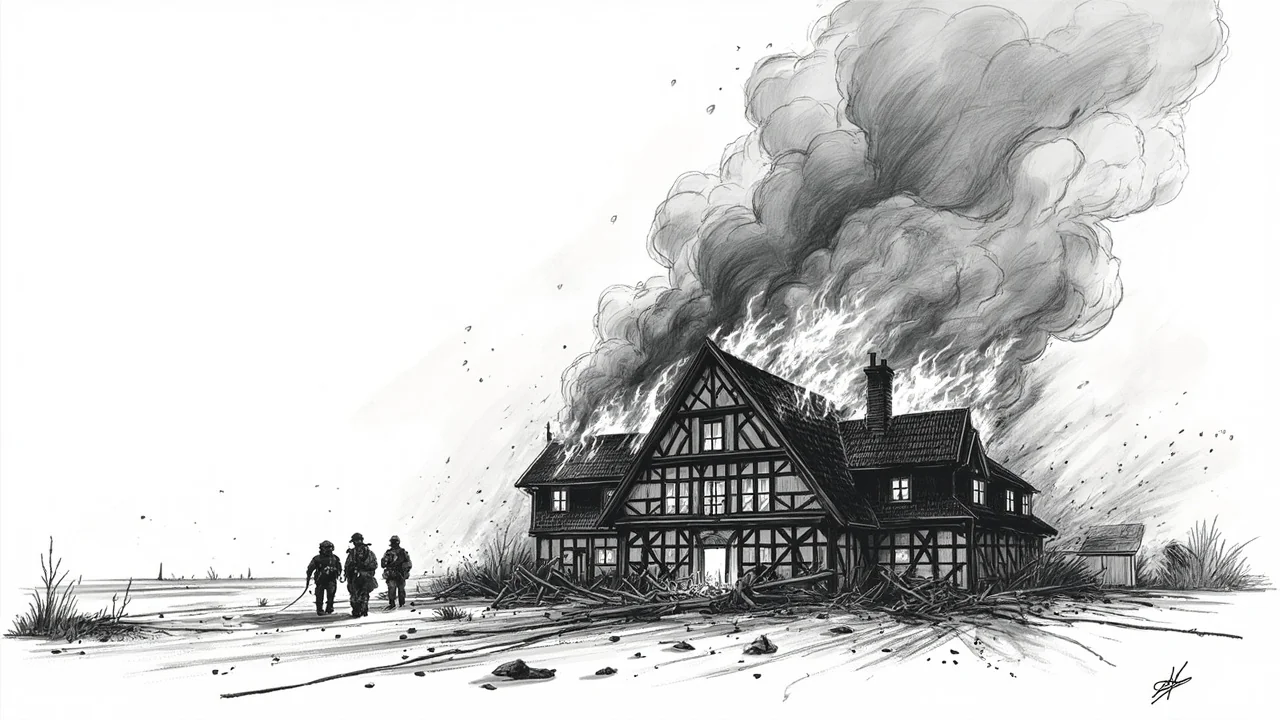 Historic Danish Inn Kro Destroyed in Major Fire