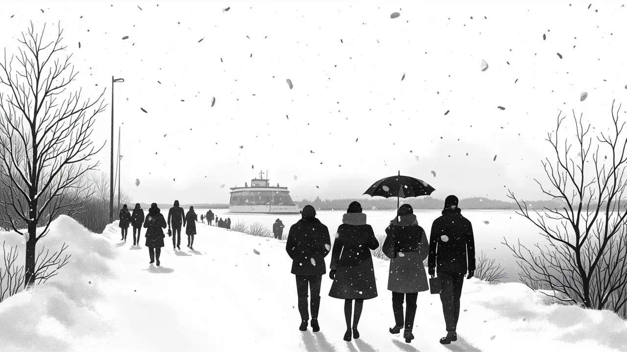 Sweden's Gotland Braces for 15cm Snow, Ferry Cancellations