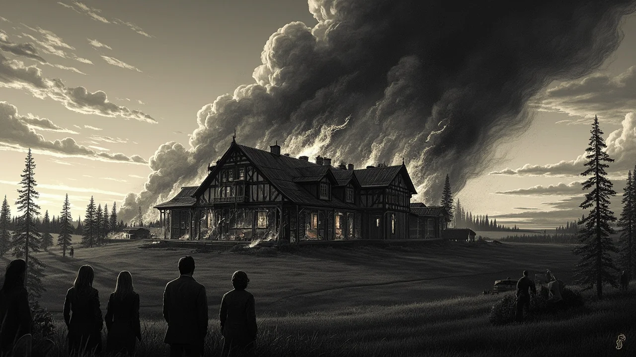 Sweden's 17th Century Prinsnäs Manor Burns in Sävsjö