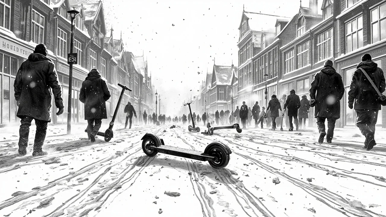 Sweden's E-Scooter Snow Chaos: Västerås Files Police Report