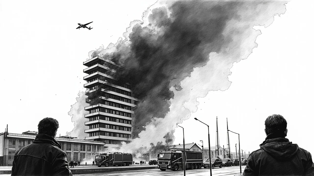 Fire Breaks Out in Copenhagen's Nordhavn Building