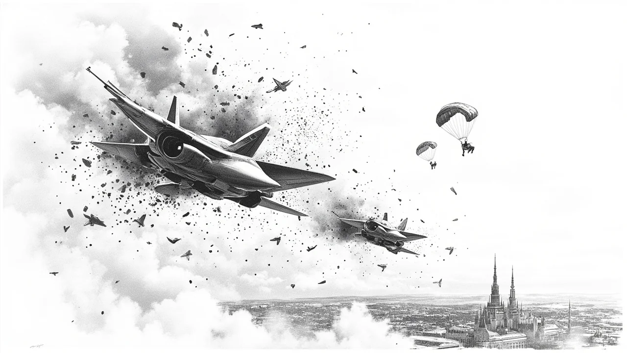 Swedish Fighter Jets Collide in Mid-Air During Air Show, Pilots Safe