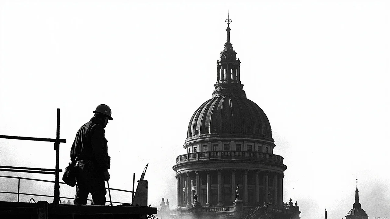 Denmark's Iconic Rundetårn Dome Lifted for Restoration