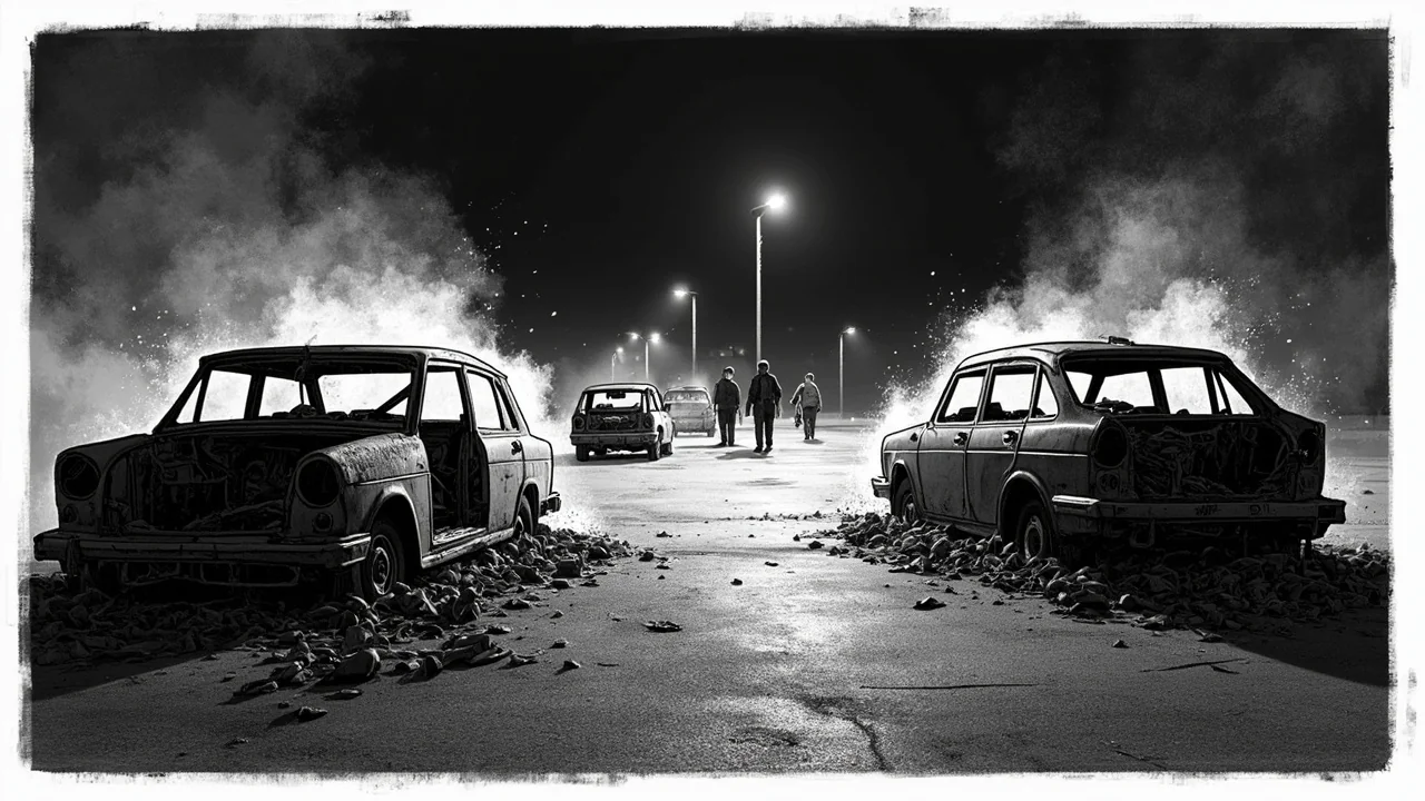 Cars Burn in Odense Parking Lot, Police Call It Suspicious