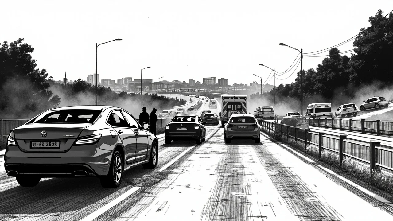 Three Crashes Disrupt Stockholm's Essingeleden Highway