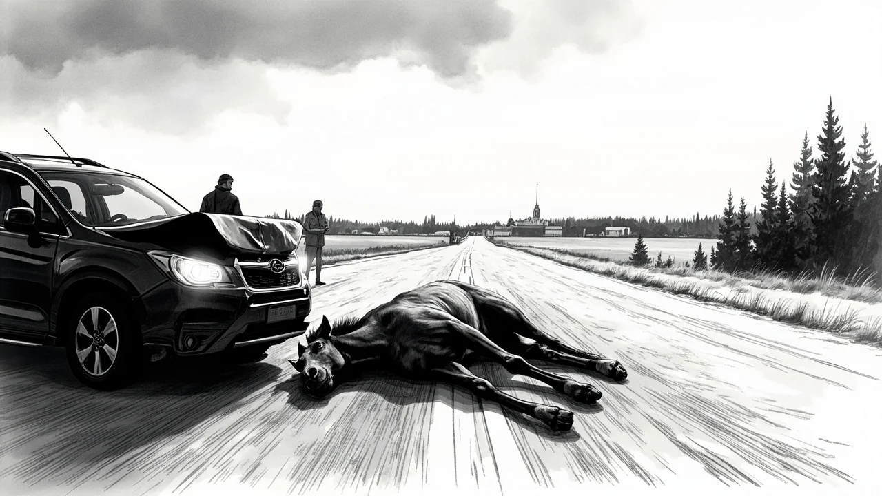 Swedish Road Accident: Horse Killed in Car Collision