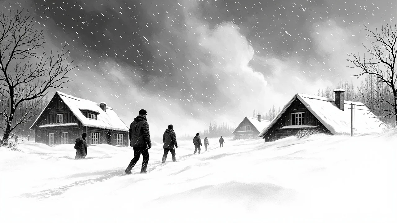 Norway Snow Chaos: 40cm Hits South, Power Grid at Risk