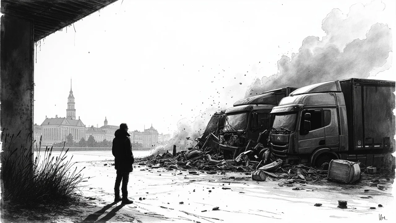 Finnish Citizen, 45, Dies in German Truck Pile-Up