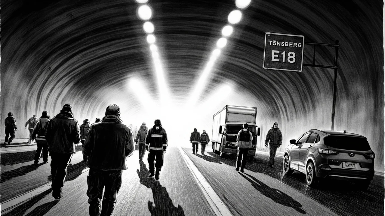 Norway's E18 Reopens After 2 Crashes in Tønsberg Tunnel
