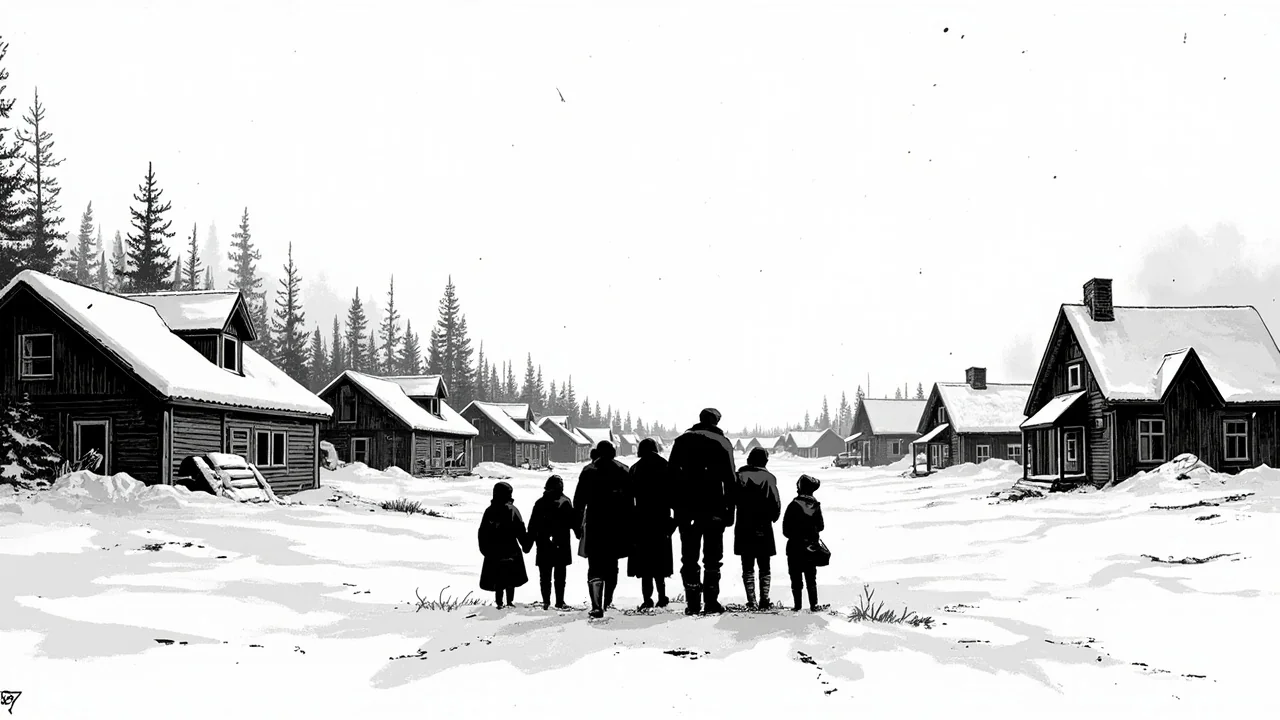 Finland's 1976 Snow Eviction: 24 Lost Homes
