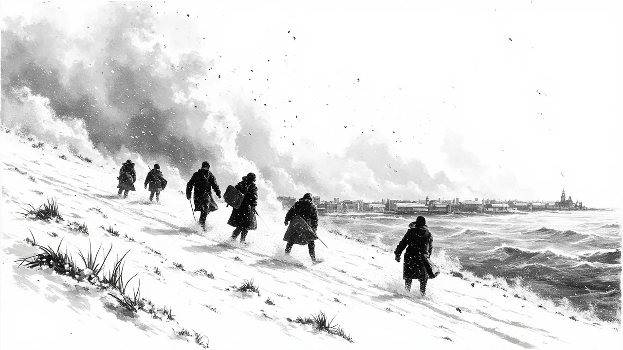 Norway's 1954 Snow Chaos Paralyzed Southern Coast