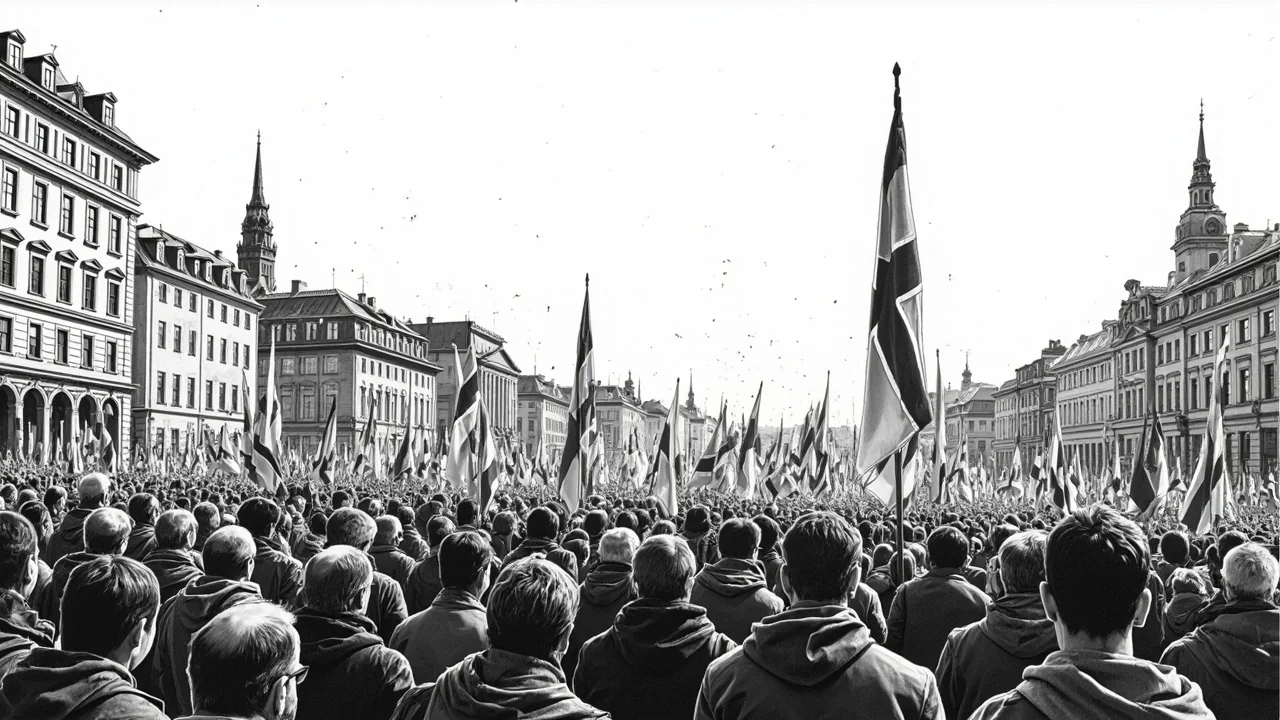 80,000 Attend Stockholm May Day Rally, 12 Detained