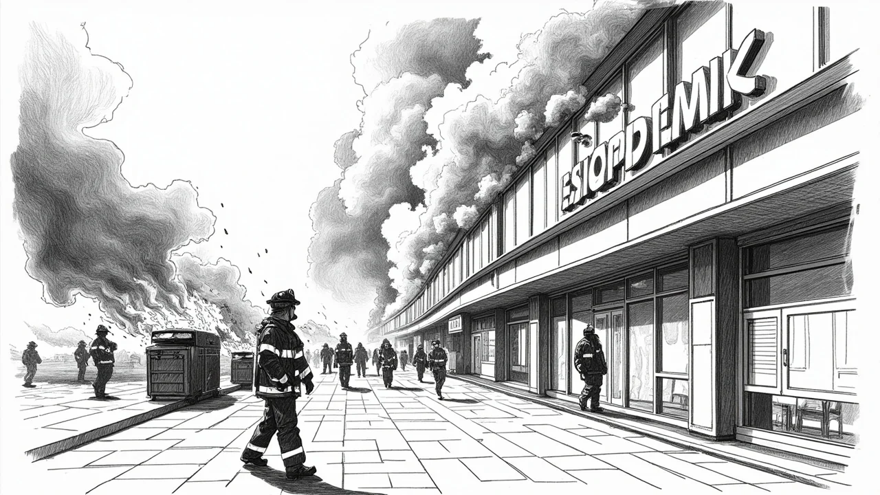 Finland Koria Fire: Waste Bin Blaze Threatens Major Mall