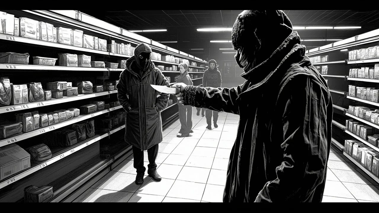 Masked Man Robs Rema 1000 in Horsens with Knife