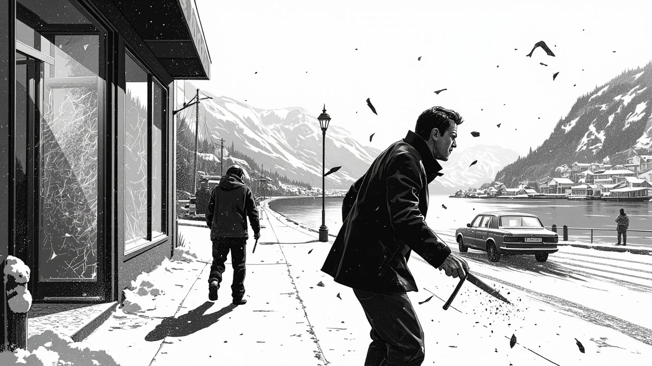 Drunk Man Smashes Store Windows, Threatens Snowplow Driver in Bergen