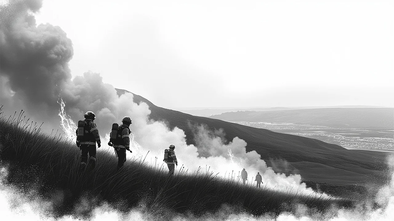 Fire Breaks Out Near Framheimilið in Reykjavik