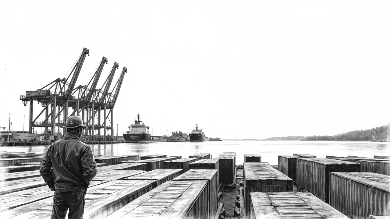 Finland Port Strike Shuts Helsinki Container Traffic on May Day