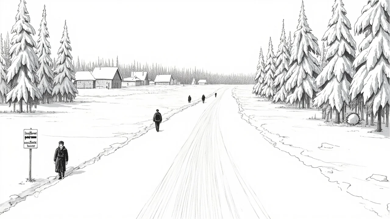Finland's Anttola Ice Road Opens After 27cm Thickness Reached