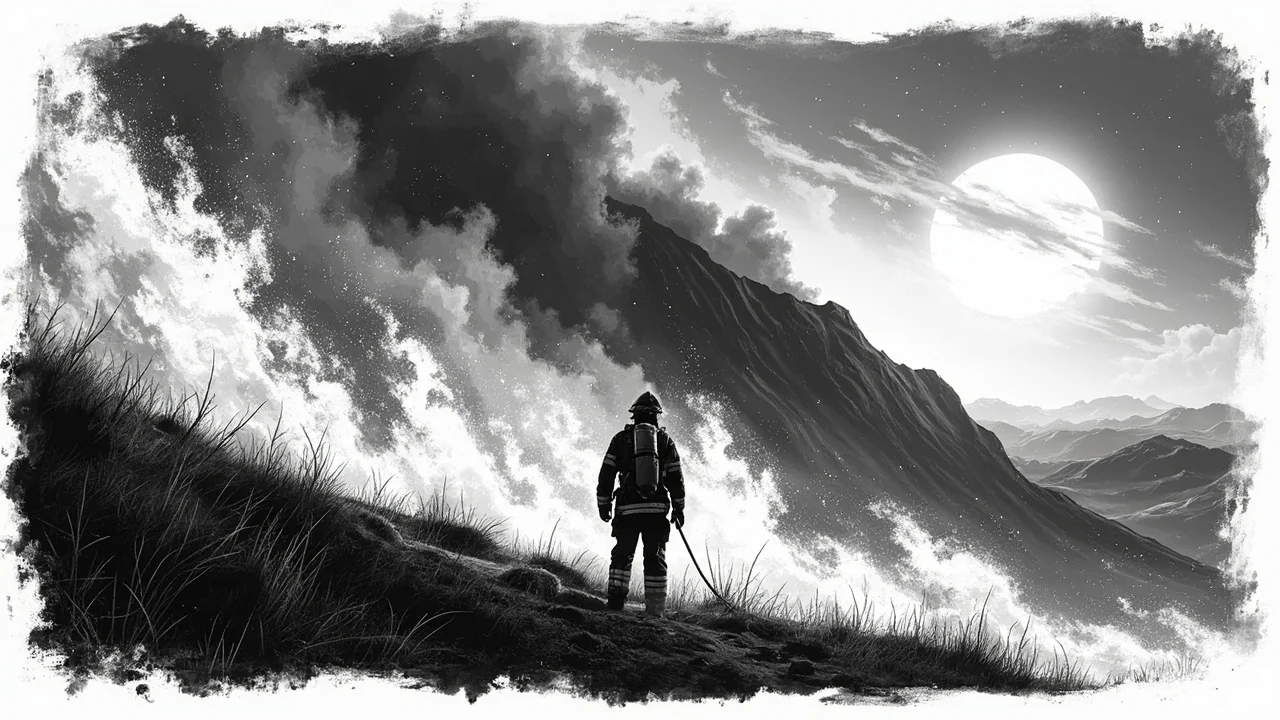 Norway Mountain Fire Escalates: 0 Structures at Risk